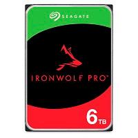 DISCO DURO INTERNO SEAGATE IRONWOLF PRO 6TB 3.5 ESCRITORIO SATA3 6GB/S 256MB 7200RPM 24X7 HOT-PLUG NAS SIN LIMITE DE BAHIAS, - Garantía: 5 AÑOS -