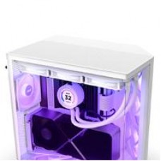 GABINETE NZXT H6 FLOW RGB/ VIDRIO TEMPLADO/BLANCO/ATX, MICRO-ATX, MINI-ITX/ MID TOWER/GAMER, - Garantía: 1 AÑO -