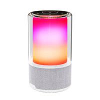 BOCINA ACTECK GLEE PURE AP70 / INALAMBRICA / BLUETOOTH - CONEXION TWS  3.5 MM / SONIDO ESTEREO / 20 W / ILUMINACION LED / SUBWOOFER / BLANCO / AC-936392, - Garantía: 1 AÑO -