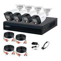 KIT DE CAMARAS/ DAHUA/ FULLCOLORKIT-A DVR 4 CANALES FULL COLOR DE 2 MP CON AUDIO/ DVR COOPER-I WIZ/ CON IA/ 4 CAMFULL COLOR DE 2 MP CON MICROFONO INTEGRADO/ 4 CH + 1 IP/ 4 SMD PLUS, - Garantía: SG -