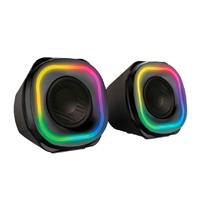 BOCINA GAMER BALAM RUSH GLIMM QUAD BG555 / ALAMBRICA USB / BLUETHOOTH - 3.5 MM / SONIDO ESTEREO / 10 W / ILUMINACION LED / NEGRO / BR-937016, - Garantía: 1 AÑO -