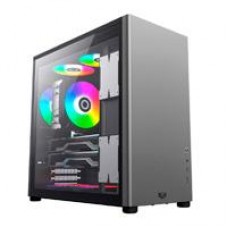 GABINETE GAMER BALAM RUSH ERIS SPECIALGM985 / MEDIA TORRE / ATX, MICRO ATX, MINI ITX / ILUMINACION LED / PANEL CRISTAL TEMPLADO, METAL / NEGRO - GRIS / BR-935654, - Garantía: 1 AÑO -