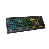 TECLADO ACTECK AUREAN PRO TA477G / ALAMBRICO USB / MULTIMEDIA / ILUMINACION RGB / ANTI-GHOSTING / 105 TECLAS/ MEMBRANA / ESPAÑOL / NEGRO / AC-936743, - Garantía: 1 AÑO -