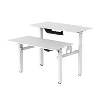 ESCRITORIO ACTECK ERGO DESK V2 ED727 / ERGONOMICO / DOBLE ALTURA / CONTROL INTELIGENTE / ALTURA AJUSTABLE / MAX 80 KG ESTATICO / ACERO - ABS - AGLOMERADO / BLANCO / AC-937276, - Garantía: 1 AÑO -