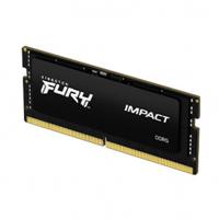 MEMORIA RAM KINGSTON FURYIMPACT DDR5 BLACK 16GB 4800MHZ CL38(KF548S38IB-16), - Garantía: 99 AÑOS -