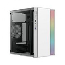 GABINETE ACTECK FUSION II GI440 / MINI TORRE / MICRO ATX, MINI ITX / FUENTE DE PODER 500W / PANEL ACRILICO / METAL / BLANCO / AC-935760, - Garantía: SG -