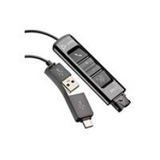 ADAPTADOR QD HP POLY 786C7AA/ DA85  ADAPTADOR DIGITALES QD USB-A Y USB-C, BOTONES DE VOLUMEN, MUTE , LLAMADA Y PAUSA COLOR NEGRO, - Garantía: 1 AÑO -