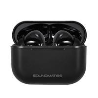 AUDIFONOS INALAMBRICOS SOUNDMATE V2 8483HD CON ESTUCHE DE CARGA NEGRO, - Garantía: 1 AÑO -