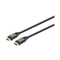 CABLE HDMI /MANHATTAN / 355933 /2.1 PREMIUM M-M 1.0M, 8K@60HZ,CHAPA DE ORO, - Garantía: 1 AÑO -