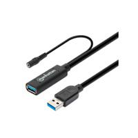 CABLE USB EXTENSION, MANHATTAN,153768,V3.2 EXT. ACTIVA  15.0M NEGRO, - Garantía: 1 AÑO -