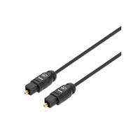 CABLE AUDIO,MANHATTAN,356091, TOSLINK S/PDIF M-M 5.0M NEGRO, - Garantía: 1 AÑO -