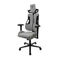 SILLA GAMER OCELOT OST-GRAY SCORPIO/COLOR GRIS CON NEGRO/DESCANSA BRAZOS AJUSTABLES 2D/ RECLINABLE 135 GRADOS/ SOPORTA HASTA 150KG, - Garantía: 1 AÑO -