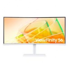 MONITOR LED SAMSUNG 34 PULGADAS,WIDESCREEN, WQHD 3,440 X 1,440, HDMI 1, D. PORT 1, 100HZ, 5MS, BLANCO, BOCINAS, CURVO, 1000R, THUNDERBOLT, USB-C, - Garantía: 3 AÑOS -