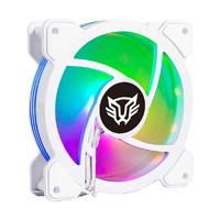 VENTILADOR PARA PC BALAM RUSH EOLOX BLAZE EX50W / FLUJO DE AIRE 30.71 CFM / SILENCIOSO 221 DB / VELOCIDAD 1200 RPM / PINES 3 MACHO Y HEMBRA / BLANCO  /  AURA RGB / BR-938075, - Garantía: SG -