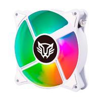 VENTILADOR DE AIRE BALAM RUSH EOLOX BLAZE EX70W / FLUJO DE AIRE 30.71 CFM / SILENCIOSO 221 DB / VELOCIDAD 1200 RPM / PINES 3 MACHO Y HEMBRA / BLANCO /  AURA RGB / BR-938037, - Garantía: SG -