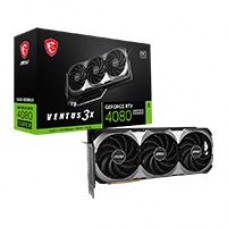 TARJETA DE VIDEO MSI NVIDIA GEFORCE RTX 4080 SUPER OC PCIE X16 4.0/16GB/GDDR6X/ESTANDAR/2HDMI/2XDP/GAMA ALTA/GAMER, - Garantía: 1 AÑO -