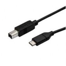 CABLE DE 3M USB-C A USB-B DE IMPRESORA - CABLE ADAPTADOR USB TIPO C A USB B, - Garantía: 99 AÑOS -