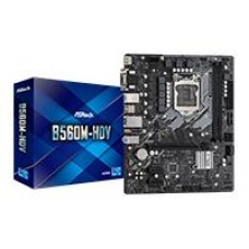 MB ASROCK B560M HDV R3.0 11 10  VA GEN/LGA1200/DDR4 4000 MHZ(OC) 64GB/1 PCIE 4.0 X16/1 PCIE 3.0 X1/4 SATA3/4 X USB 3.2/HDMI/DVI-D/D-SUB/AUDIO 7.1, - Garantía: 1 AÑO -