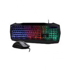 KIT TECLADO Y MOUSE BALAM RUSH SQUAD MASTER KTM333 / MULTIMEDIA / ERGONOMICO / ALAMBRICO / ILUMINACION ARCOIRIS / MEMBRANA / 3200 DPI / WINDOWS - MAC - IOS -ANDROID / BR-936293, - Garantía: 1 AÑO -