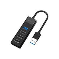 HUB ACTECK PORT X4 DH422 / HUB 4 EN 1 USB / 1X USB 3.0 / 3 X USB 2.0 / NEGRO / AC-937061, - Garantía: SG -