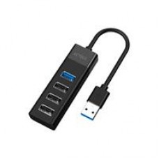 HUB ACTECK PORT X4 DH422 / HUB 4 EN 1 USB / 1X USB 3.0 / 3 X USB 2.0 / NEGRO / AC-937061, - Garantía: SG -