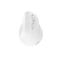 MOUSE ACTECK VIRTUOS FITT MI520 / ERGONOMICO / VERTICAL / INALAMBRICO /  DUAL BLUETOOTH + ADAPTADOR USB / 2400 DPI / RECARGABLE / BLANCO / AC-936231, - Garantía: SG -