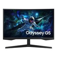 MONITOR LED SAMSUNG 27 PULGADAS, WIDESCREEN, ODISSEY, G5,QHD, 2.560 X 1.440),GAMER, CURVE, NEGRO,16:9,165 HZ,1 MS, PANEL VA, FREESYNC, DP, 2 HDMI , VESA 75, - Garantía: 3 AÑOS -