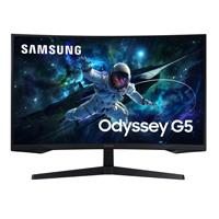 MONITOR LED SAMSUNG 32 PULGADAS,WIDESCREEN, ODISSEY, G5, QHD, 2.560 X 1.440, GAMER, CURVE, NEGRO,16:9,165 HZ, 1 MS, PANEL VA, FREESYNC, 1 DP, 2 HDMI ,VESA 75, AUTO SOURCE SWITCH+, - Garantía: 3 AÑOS -