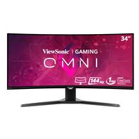 MONITOR LED VIEWSONIC GAMER 34 PULGADAS 21:9/ WQHD 3440X1440P / HDMI 2.0/ DISPLAY PORT/ FREESYNC  PREMIUM/ CURVO 1500R / 144 HZ / 1 MS / 3 AÑOS DE GARANTIA, - Garantía: 3 AÑOS -