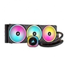 DISIPADOR CON ENFRIAMIENTO LIQUIDO CORSAIR ICUE LINK H170I AIO / 420 MM/ S-1700 1200/ AM5 AM4/ RGB  NEGRO, - Garantía: 6 AÑOS -