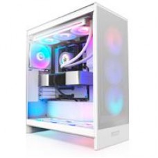 GABINETE NZXT H7 FLOW RGB/BLANCO/MIDI-TOWER/GAMER, - Garantía: 1 AÑO -