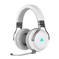 AUDIFONO CORSAIR VIRTUOSO RGB WIRELESS / INALMABRICO / RGB / COLOR BLANCO / (CA-9011186-NA), - Garantía: 2 AÑOS -