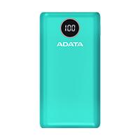 BATERIA DE RESPALDO ADATA POWER BANK P10000QCD 10000MAH/2 USB A/ 1 USB C/INDICADOR DE CARGA DIGITAL COLOR VERDE (AP10000QCD-GGT-CGN), - Garantía: 1 AÑO -