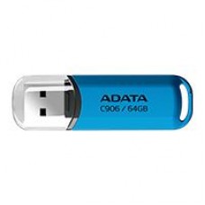 MEMORIA ADATA 64GB USB 2.0 C906 AZUL (AC906-64G-RWB), - Garantía: 5 AÑOS -