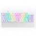 TECLADO MECANICO NZXT FUNCTION 2 / BLANCO / RGB / SWITCH ÓPTICO GATERON RED / REPOSA MUÑECAS / INGLES /GAMER., - Garantía: 1 AÑO -