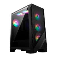 GABINETE GAMING MSI MAG FORGE 120A AIRFLOW/ MEDIA TORRE / ATX/MICRO ATX/MINI ITX/ NEGRO/ SIN FUENTE/PC/GAMER, - Garantía: 1 AÑO -