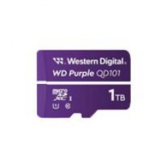 MEMORIA WD PURPLE SC QD101 MICRO SDXC 1TB VIDEOVIGILANCIA 24/7 CLASE 10 U1 LECT 50MB/S ESC 40MB/S WDD100T1P0C, - Garantía: 3 AÑOS -