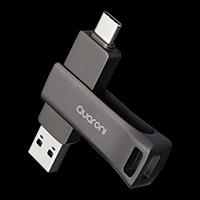 MEMORIA QUARONI 32GB USB 3.2 / DUAL A AND C / OTG / METALICA, - Garantía: SG -