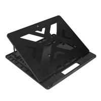 SOPORTE ACTECK FREZZE BOOK PRIMEBE220 / BASE PARA LAPTOP / COMPATIBLE 15.5 PUL / ANTIDESLIZANTE / HASTA 15 KG / INCLINACION 35 GRADOS / NEGRO / AC-933476, - Garantía: 1 AÑO -