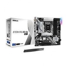 MB ASROCK B760M PRO RS DE WIFI/14TH 13TH 12TH VA GEN/LGA 1700/128 GB DDR 5333MHZ/1 PCIE 4.0X16/1 PCIE 4.0X1/4 SATA3/2 HYPER M.2/ 2 USB TIPO C/5 USB 3.2/6 USB 2.0, - Garantía: 1 AÑO -