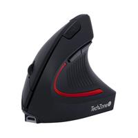 MOUSE TECHZONE TZMOUINA-06 INALAMBRICO RECARGABLE ERGONO 02 VERTICAL 2.4GHZ HASTA 1600 DPI, - Garantía: 1 AÑO -