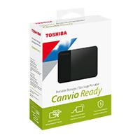 DD EXTERNO 2TB TOSHIBA CANVIO READY 2.5 USB 3.0 NEGRO VELOCIDAD DE TRANSFERENCIA 5 GB /S / WIN 10, - Garantía: 1 AÑO -