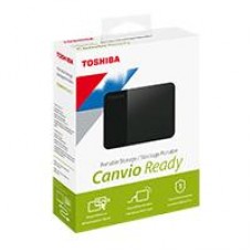 DD EXTERNO 2TB TOSHIBA CANVIO READY 2.5 USB 3.0 NEGRO VELOCIDAD DE TRANSFERENCIA 5 GB /S / WIN 10, - Garantía: 1 AÑO -