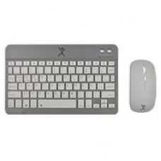 KIT TECLADO Y MOUSE INALAMBRICO BLUETOOTH RECARGABLE ERGONOMICO COMPACTO PERFECT CHOICE GENOVA - NEGRO//SUSTITUYE A KB-1013/PC-201267, - Garantía: 1 AÑO -