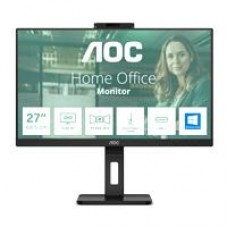 MONITOR LED AOC Q27P3CW / COLOR NEGRO / PANEL IPS DE 27 / HDMI / DP / VGA / ASPECTO 16:9 / TIEMPO DE RESPUESTA 4MS / 2560X1440 / 75HZ / VESA 100X100 MM / CONTRASTE 20,000,0001 / BRILLO 350 CD/M2, - Garantía: 3 AÑOS -