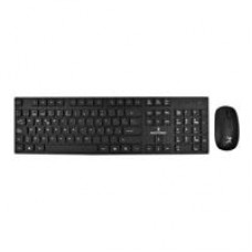 KIT TECLADO Y MOUSE INALAMBRICOS CONECTOR USB RESISTENTE A DERRAMES SILENCIOSO PERFECT CHOICE DUST - NEGRO//SUSTITUYE A KB-588/PC-200994, - Garantía: 1 AÑO -