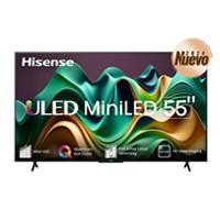 TELEVISION MINILED HISENSE 55 55U6N GOOGLE TV 4K ULED, DOLBY VISION HDR+HDR10, DOLBY ATMOS, GOOGLE ASSISTANT /COMPATIBLE CON ALEXA, - Garantía: 2 AÑOS -