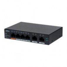 SWITCH/ DAHUA/ CS4006-4GT-60 - SWITCH POE DE 6 PTOS GIGABIT/ 4 PTOS POE 10/100/1000/ 2 PTOS UPLINK 10/100/1000/60 WATTS TOTALES/ADMINISTRABLE EN LA NUBE POR DOLYNK CARE/ POE HASTA 250MT CARCASA MET, - Garantía: 2 AÑOS -