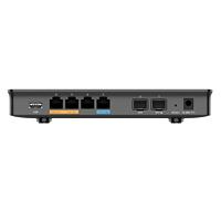 ROUTER GRANDSTREAM GWN7002 /GIGABIT VPN BALANCEADOR DE CARGAS 30,000 SESIONES NAT 4 PUERTOS 10/100/1000 MBPS + 2 PUERTOS SFP (WAN/LAN) 1 PUERTO ENTRADA POE(AF/AT) 2 PUERTOS SALIDA POE (AF/AT), - Garantía: 1 AÑO -