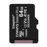 MEMORIA KINGSTON MICROSD CANVAS SELECT PLUS 64GB V10 / SIN ADAPTADOR/ 100MB/SEG LECTURA (SDCS2/64GBSP), - Garantía: 1 AÑO -